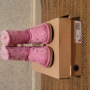 Bailey Uggs Toddler Girls Boots Pink size 10